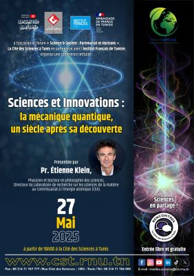 Conférence exceptionnelle avec l'éminent Professeur Étienne Klein, le 27 mai 2025 à 16h00  